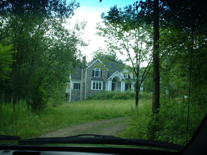 This dirt road used to lead back to another pond... I swear!