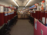 View of the cafe, before opening on the 1st anniversary.