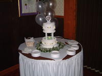 The anniversary cake!