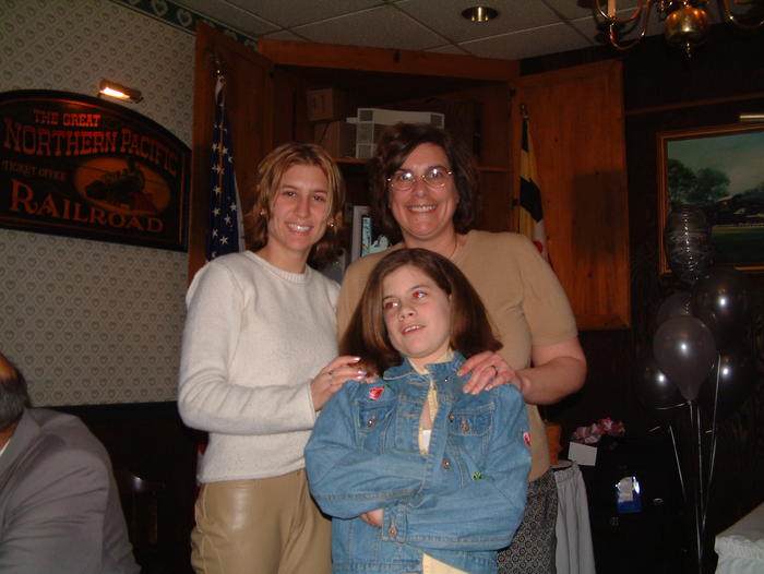 Sally with daughters Heather and Ashlyn