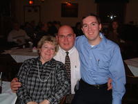 Mike with his parents