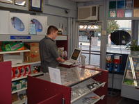 Ryan at our new register