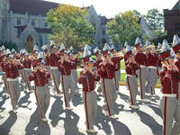 Heather in the IUP Marching Band