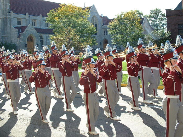 Heather in the IUP Marching Band