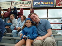 Ashlyn and Mike in the stands