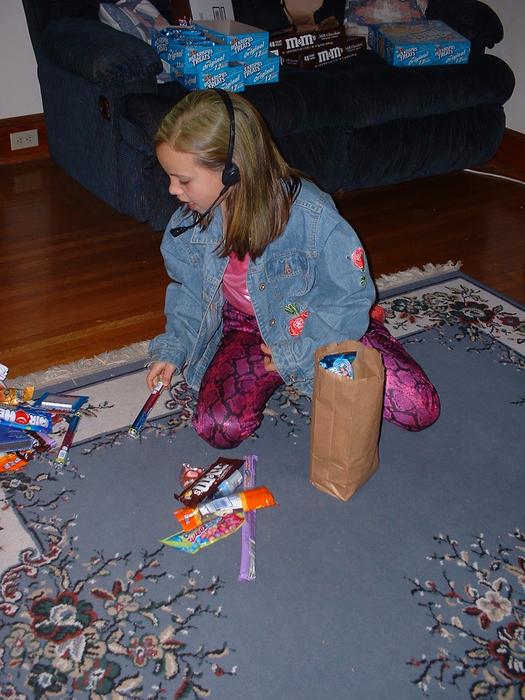 Kayla checks out HER candy