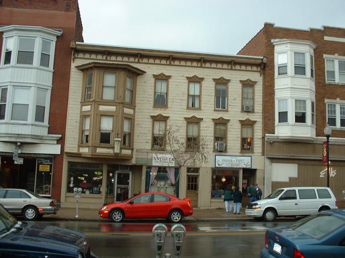Front of building, 3/17/2002