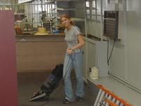 Heather cleaning again, 5/29