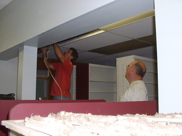Dad and Rick, let there be light, 6/1/02