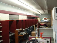 7-3-02, dividers are put up