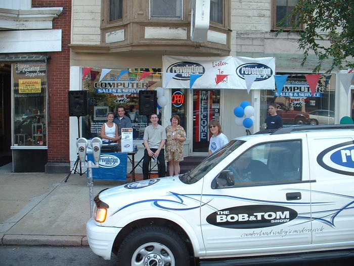 8-2-02, The Revolution 103.7 radio station arrives