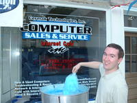8-2-02, Mike making Cotton Candy!