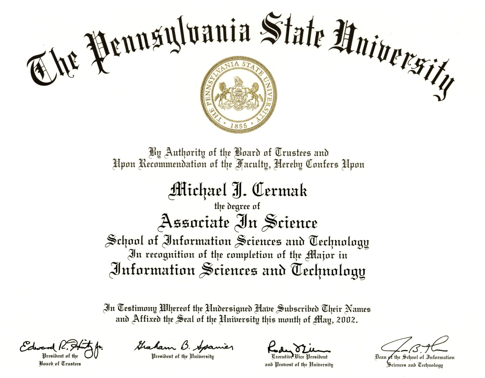 Associates in Information Sciences & Technology, Networking Option