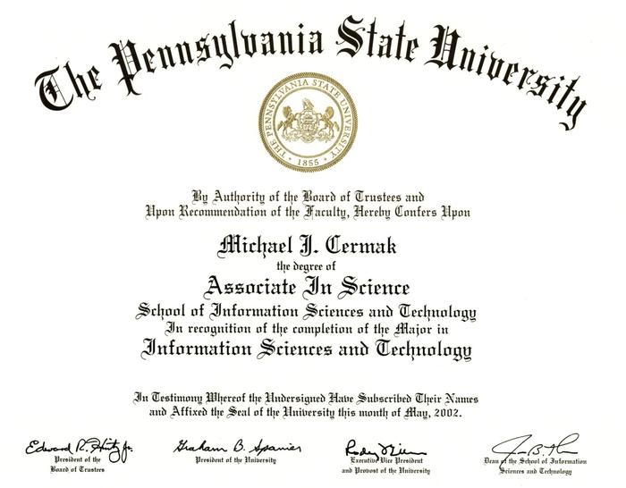 Associates in Information Sciences & Technology, Networking Option
