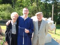 Mike with his grandparents