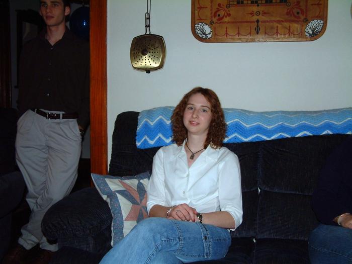 Steph, waiting before the party