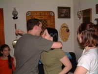 Mike hugging Anita