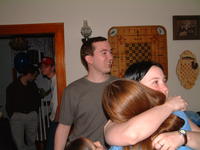 Heather and Anita hug