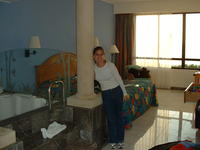 Heather, in our room