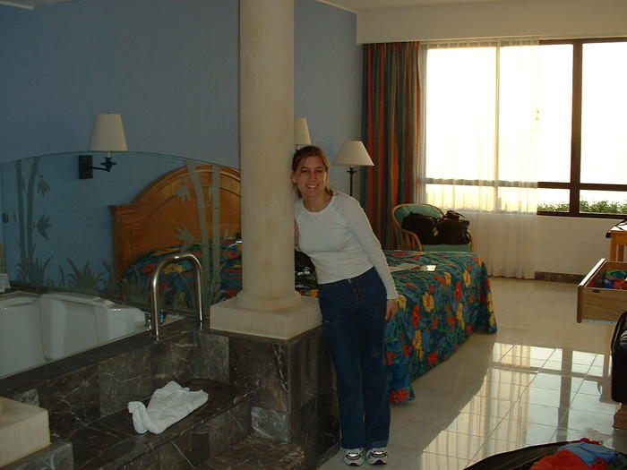 Heather, in our room