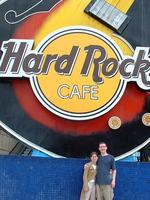 Mike and Heather at Hard Rock Cafe