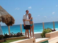 Excellent pic of Mike and Heather in Cancun