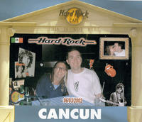 Mike and Heather at Hard Rock, obviously