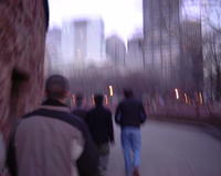 Action shot, near Statue of Liberty