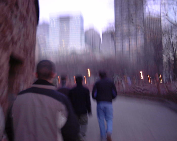 Action shot, near Statue of Liberty