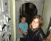 Ashlyn & Kayla in the submarine