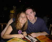 Michael & Heather at Rainforest Cafe