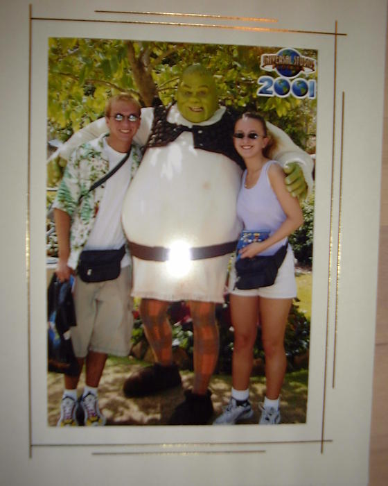 Glenn, Christina, and Shrek