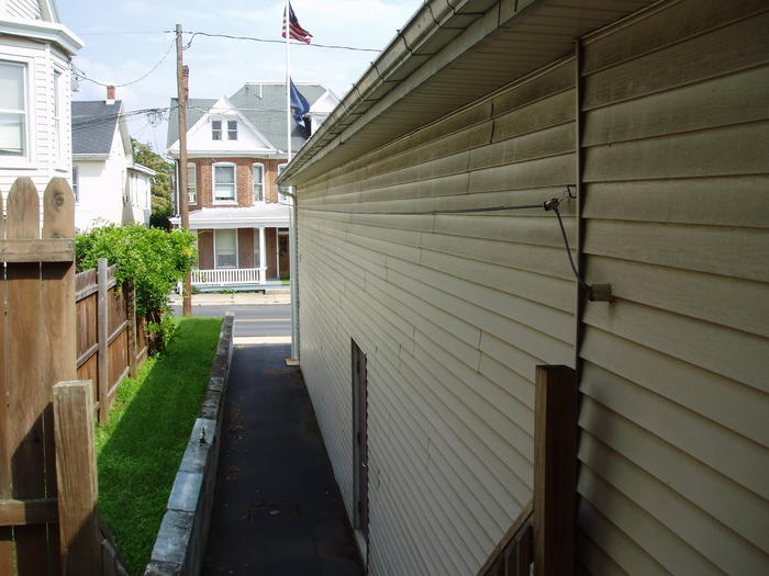 Looking East (North side of building)