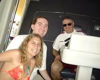 Michael & Heather with the driver of the monorail