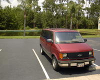 Van at the villas
