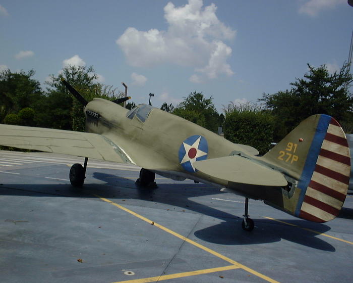 A plane used in the movie "Pearl Harbor"