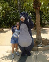Christina and the blue bear