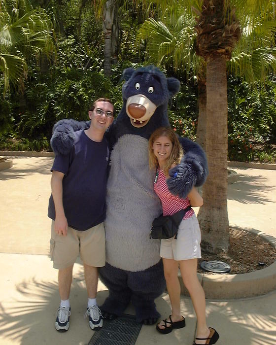 Some blue bear thing Heather liked