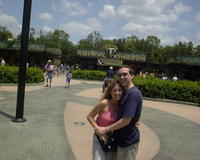 Mike & Heather entering Animal Kingdom