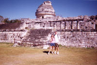 Next to the Mayan astrological observatory