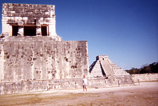 Mike in the Mayan ruins of Chitzen Itza