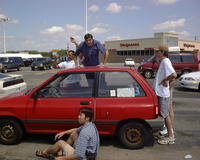 Amanda's car
