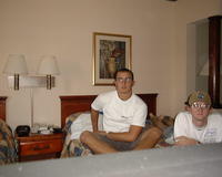 Brian and Jarrett watching TV?