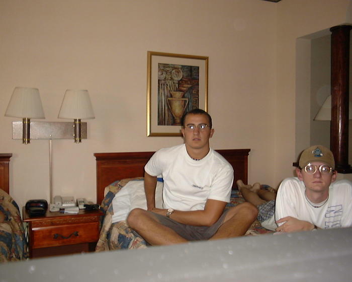 Brian and Jarrett watching TV?