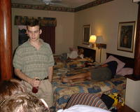 Derek in the hotel