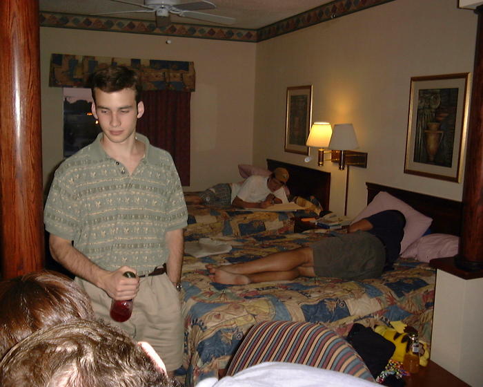 Derek in the hotel