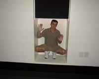 Derek caged at Museum of Science & Industry