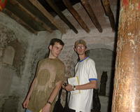 Derek and Jarrett exploring