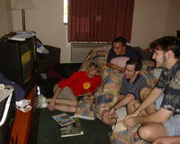 My friends watch cartoons