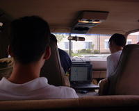 Traveling in the van